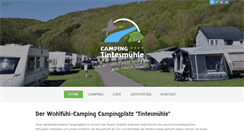 Desktop Screenshot of campingtintesmuehle.lu